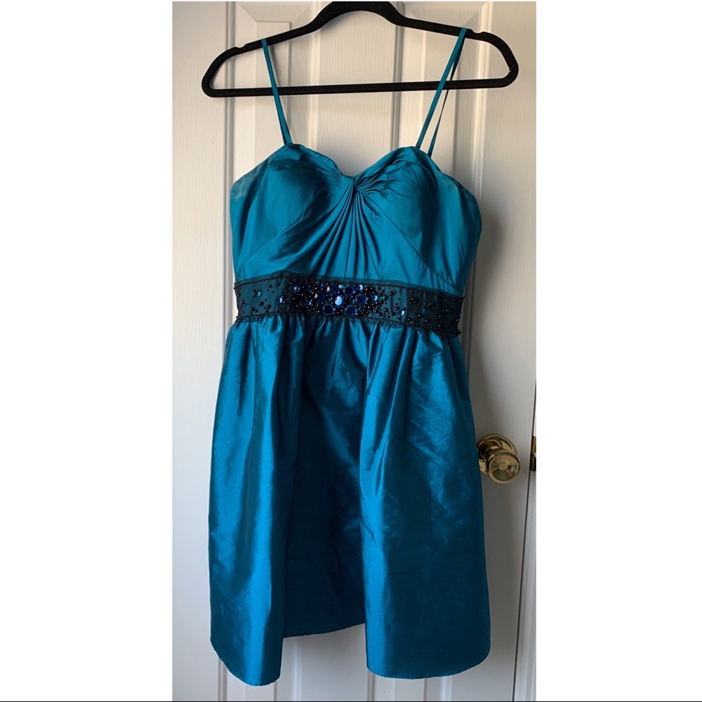 Blue Adrianna Papell Dress, Worn Once